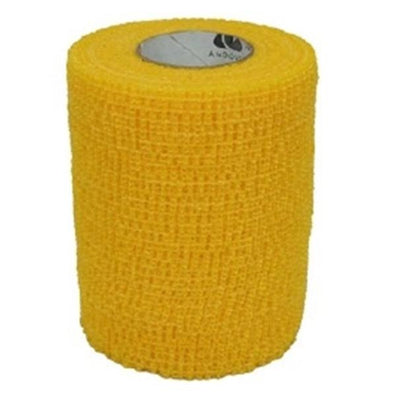 Bandage CoFlex 6"x5yd Compression Elastic Yellow Latex Non-Sterile 12/Box - Surgical Supplies NY